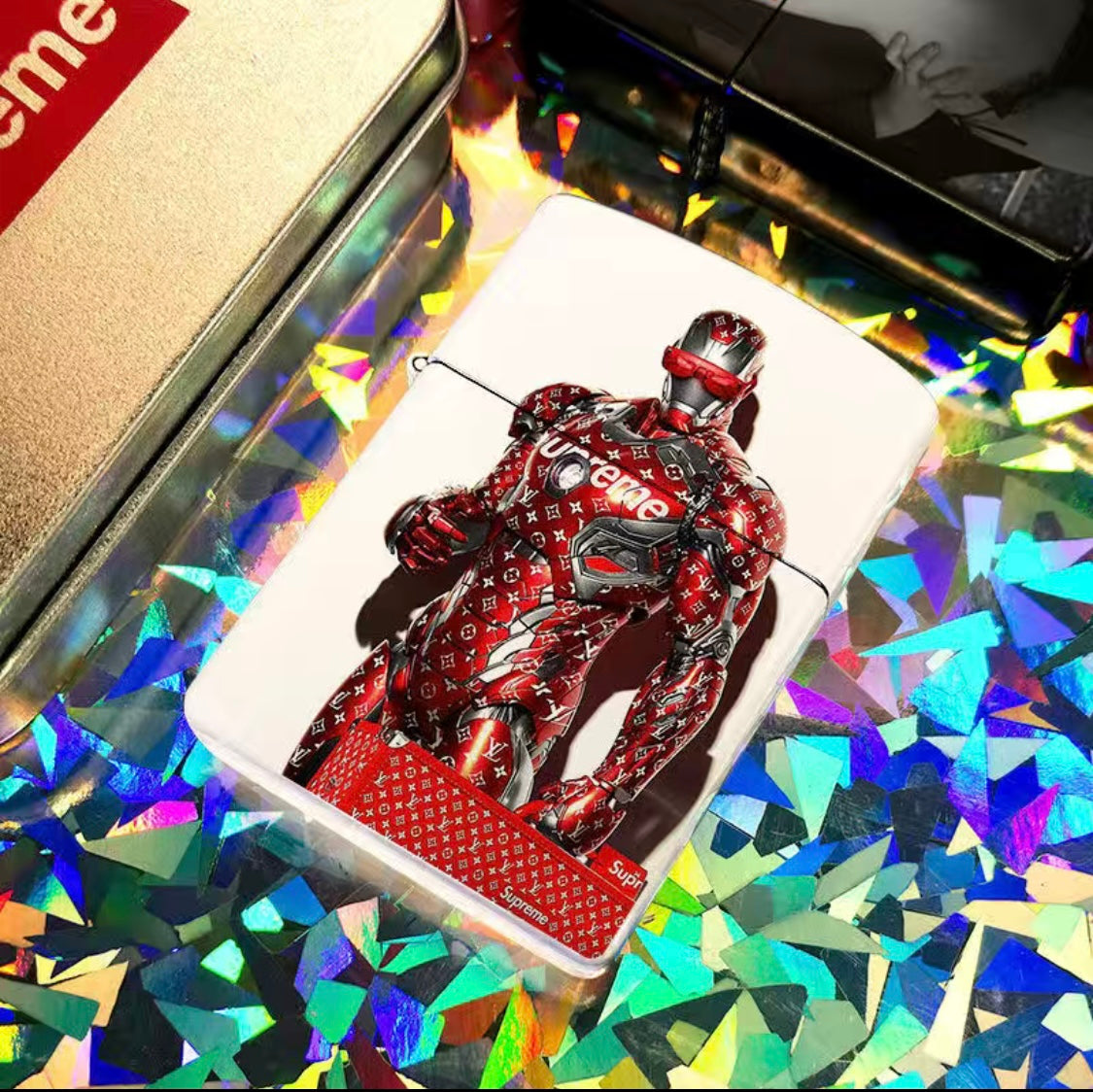 Briquet en kérosène - Style Zippo - Iron Man style